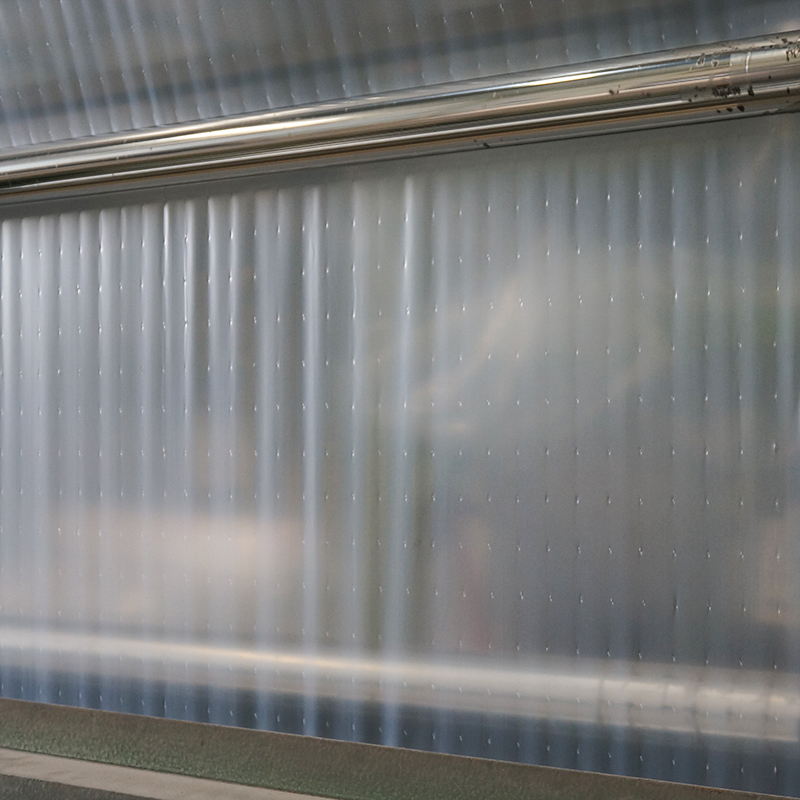 How does shrink film achieve stability and shockproof protection during product transportation through high puncture resistance and shrinkage stress?